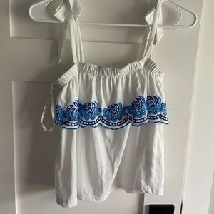 Lilly Pulitzer Benita Scalloped Tank Top Size XXS